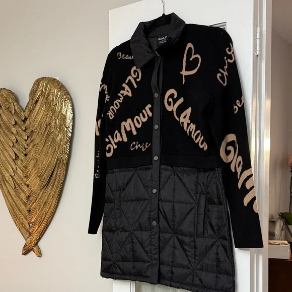 Frank Lyman Design Black and Brown Jacket - Picture 1 of 2